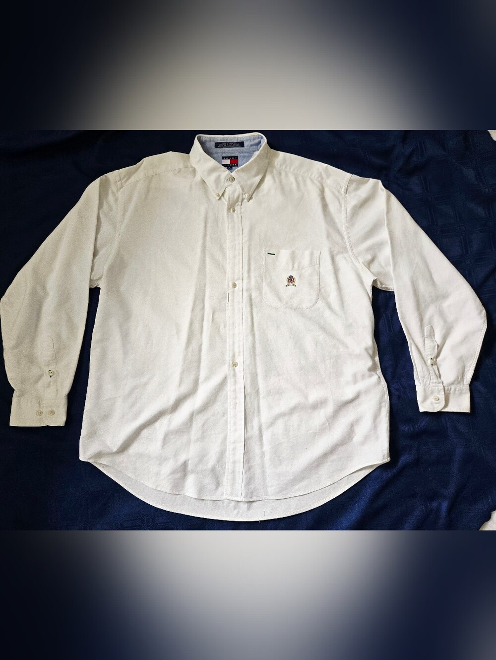 Tommy Hilfiger Cream-White Button Down Pocket Shirt